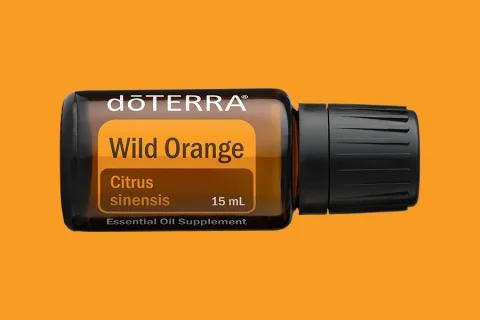 Wild Orange essential oil bottle